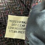 Vintage Wool Coat Tweed Batwing Sleeve Car Coat Women Herringbone Retro Brown Photo 11