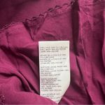 Anthropologie Maeve Faux Leather Pinafore In Plum NEW Size Small Photo 10