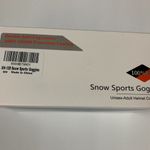 New In Package Unisex Adult Snow Sports Googles Photo 4