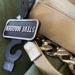 Steve Madden NWT Ruched Chain Flap Faux Leather Belt Bag In Cream Photo 2