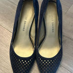 Audrey Brooke  Blue Slip On Stiletto Heel Pumps size 7 Photo 0
