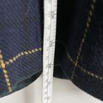 White Stag Vintage  Wool Blend Green & Navy Plaid Blazer Jacket Women's Size 12 Photo 5