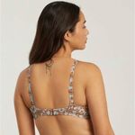 Everlane Square Neck Floral Bikini Top Size XXL Vacation Colorful Resort Summer Photo 3