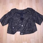 Marc by Marc Jacobs  Cropped Black Lace Jacket Photo 0