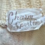 VTG Charm Sport Co Womans Jacket Size M Fall Leaves Autumn Pearl Buttons Retro Yellow Size M Photo 7