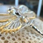 Dragonfly Pendant Brooch Pin Filigree New Firefly Jewelry Festive Hope … Gold Photo 0