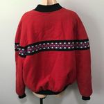The Wear of the West Western Aztec Coat Red Embroidered Blanket Colorado 90s Size XL Photo 1