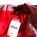 Forever 21 Red Tweed Sleeveless Jumper Mini Suit Dress Size Medium Photo 8