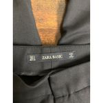 ZARA  Basic Black Trouser Pants Work Career Basic Lace Hem Pockets Simple Capsule Photo 2