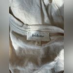 Bohme  Cream Button Down Top, Size Small Photo 2