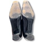 St. John Black Leather Cap Toe Heels Made in Italy Pumps Size 7 Vintage 80s 90s Photo 13