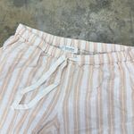 Haven Well Within Organic Cotton Linen Striped Pants White Size XS Photo 2