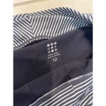 Title Nine Tennis skirt golf skirt gray‎ stripes medium  Photo 2