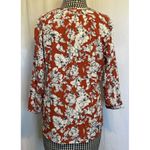 Fun2Fun NEW  Maley Pleated Detail Top size Small in Burnt Orange Photo 1