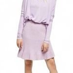 Free People Purple Solid Gold Skirt Photo 0