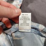 JODIFL  Blue Floral Blouse Size Medium Oversized Lightweight Boxy Boho Photo 3