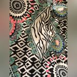 Colorful Geometric Print Tank Bathing Suit Pink Size XL Photo 2