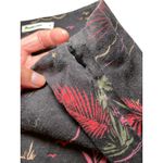 Marine layer  Women 6 Ryan Midi Slip Skirt Boho Black Tropical Flower Side‎ Slits Photo 5