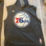 Adidas  76ers Short Sleeve Hoodie Photo 0