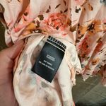 Torrid Light Pink Floral Criss Cross Back Flowy Handkerchief Hem Top 0/Large Photo 5