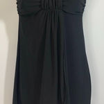 Strapless Black Wrap Mini Dress Black Size M Photo 0