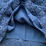 Forever 21 Blue Lace Bodycon Mini Skirt Size Small Photo 4