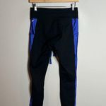 Fabletics  Powerhold black and blue athletic crops Photo 3