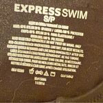 EXPRESS  Swim Black Deep V T Back Side Caged One Piece Swimsuit Size Small Photo 3