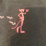 Pink Panther vtg dk gray flare leg low rise drawstring waist yoga pants. Size M. Size M Photo 4