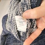 Madewell Knit Navy Blue Shirt Dress Women's Medium Casual Beachy Nautical Preppy Photo 2