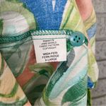 Jams World Jam’s World Women’s Tropical Hawaiian Print Shirt in Fern Ridge Size XL Photo 4