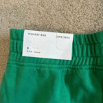 American Eagle NWT Green Highest Rise Fleece Heritage Boyfriend Jogger Size s Photo 4
