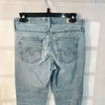 AG Adriano Goldschmied Blue The Prima Crop Cigarette Leg Light Wash Jeans Sz 27 Photo 5