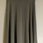 Zenana Outfitters  Grey Pull On High Waisted Skater Skirt Size Large Photo 0