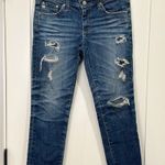 AG Adriano Goldschmied  Stilt Crop Jeans Distressed Cigarette Cropped Y2K Size 29 Photo 2
