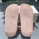 Ash Victoria Womens Leather Quilted Puffy Platform Sandals Blush pink Sz 38 Photo 9