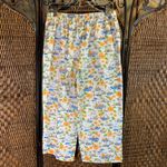 Breckenridge Vintage  Tropical Print Crop Pants size 10 Photo 4