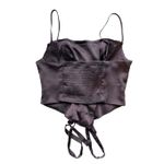 Urban Outfitters Silence + Noise Mimi Cowl Neck Brown Halter Top Size S Photo 5