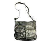Fossil  Dark Gray Leather Crossbody Bag Photo 1