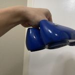 Melissa  x Karl lagerfeld blue zipper rubber pointed toe flats size US 6 Photo 5