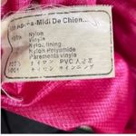 Mini Apres Midi De Chien Un Après-Midi De Chien Stylish Black Nylon Medium Tote with Adjustable Striped Straps Photo 3