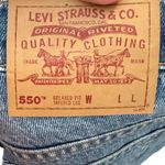 Vintage Levi's 550 High‎ Rise Jeans Relaxed Fit Tapered Leg Blue Size undefined Photo 5