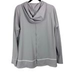 New Balance  Travel Hoodie Womens Gray Full Back Zip Outdoor Sport Stretch Size L Photo 1