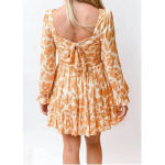 Saylor  Fritz Mini Dress size L Long Sleeve Cottagecore Photo 12