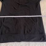 Athleta Cozy Karma Zip Back Sweatshirt Dress Black XL Photo 3