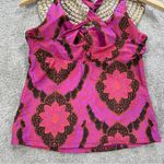 prAna  Women’s Tankini Swim Top Babydoll Manori Pink Racerback in Multicolor M Photo 6