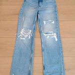 ZARA  High Rise Wide Leg Denim Photo 0