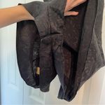 Delicates Vtg Y2K Bodysuit Romper Dress Sz Small Black Lace Trim Photo 7