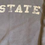 Aerie UPSTATE Gray Crewneck Sweatshirt S Petite Vtg Wash Faded Aesthetic VSCO Photo 1