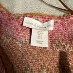 House of Harlow 2 pc Set Knit Shorts & Tie Front Top/Cardigan Sz L Chevron Pink Size L Photo 13